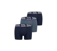 Levi's Boxershorts REPEAT LOGO BOXER BRIEF, 3er-Pack, 95% Baumwolle/5% Elasthan, Gr. S, Navy