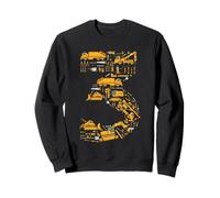3. Geburtstag Junge Bagger Party Kinder Baugeschenk Sweatshirt