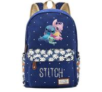 (3-Grün)Lilo & Stitch Rucksäcke für Teenager - Canvas-Laptoptasche mit Anime-Figuren - Unisex-Schule
