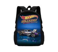 (3) Hot Wheels Cars Kinder-Schulrucksack für Jungen und Mädchen, tolles Geschenk
