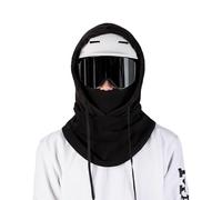 3-in-1-Beanie-Mütze, Unisex, Thermo-Sturmhaube mit Fleece-Futter, schwarz, wasserdicht, Vollgesichtsabdeckung für Skifahren, Radfahren und Outdoor-Wintersport, 3-in-1-Beanie-Mütze, abnehmbare Kapuze