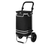 3 IN 1 Einkaufstrolley - Klappbar, Leicht & Robust mit 50kg Traglast und 56L Volumen, 2 Räder & Verstellbarer Griff, aus Oxford-Stoff mit Isolier-Inne