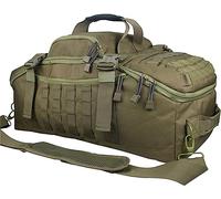 3-in-1-Militär-Rucksack, Reisetasche, Reisetasche für Wochenende, Fitnessstudio, Reisen, Workout, Einsatz, Grün , Medium (45L), 3-in-1 Turnbeutel