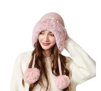 3 In 1 Mütze Damen Herren Strickmütze Schal Einem Wintermütze Und Ohrenschützer Winter Schalmütze Beanie Warmer Strickmützen Für 3in1 Mit Zopfloch Stirnband Ohren Mützenschal Ohrenschutz