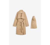 3-in-1 Trenchcoat für die Schwangerschaft und danach mit Trageeinsatz 52