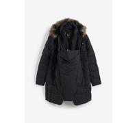 Umstandsjacke BONPRIX "3-in-1 warm wattierte Umstands- und Tragejacke", Damen, Gr. 52, schwarz, Steppware, Obermaterial: 100% Polyester. Futter: 100% Polyester. Ärmelfutter: 100% Polyester, unifarben,