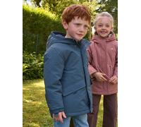 3-in-1-Winterjacke mit herausnehmbarer Teddyfleece-Innenweste Jungen schieferblau Gr. 152 von Vertbaudet