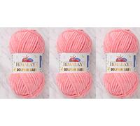 3 Knäuel Himalaya Delphin Baby Garn 395 Meter 3 x 100 g super sperriges Babydeckengarn (80346)