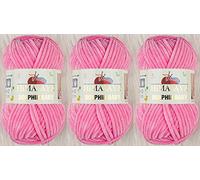 3 Knäuel Himalaya Delphin Baby Garn 395 Yards 3x100g Super Bulky Baby Blanket Garn (80309)