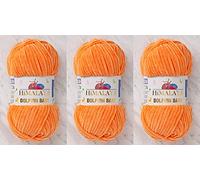 3 Knäuel Himalaya Delphin Babygarn 395 Yards 3 x 100 g super sperriges Babydeckengarn (80316)
