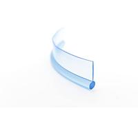 3 Meter PVC - Keder mit Fahne - Kederband zum annähen oder schweißen Transparent 5,5 mm x 15 mm