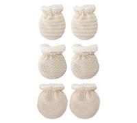 3 Paar Babyhandschuhe, Warme Handschuhe, Fleece-Kinderhandschuhe, Weiche Baumwollhandschuhe, Flauschige Babyhandschuhe