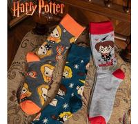 3 Paar Harry Potter Stil College Socken für Männer und Frauen, atmungsaktive, weiche Socken, Retro Knöchelsocken, JK College Stil, Weihnachtsgeschenk