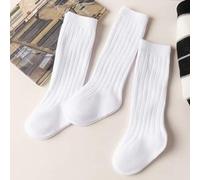 3 Paar/Los Baby Kniestrümpfe Frühling Sommer Herbst Kinder Mädchen Jungen weiche lange Socken niedliche spanische Streifen einfarbig Kinder Socken für
