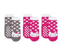 3 Paar rutschfeste Kätzchensocken - 26|28