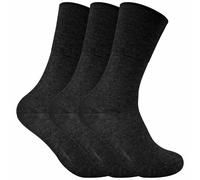 3 Pack Damen nicht elastische thermische diabetische Socken für schlechte Durchblutung EU 37-39,5