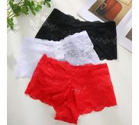 3 Packungen Spitzenunterwäsche Mit Blumenmuster