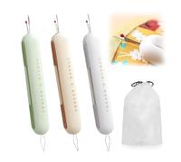 3 Pcs 2-in-1 Nadeleinfädler Nahttrenner, Einfädelhilfe Nahttrenner Einfädelhilfe für Nähnadeln Vielseitig Nahtauftrenner Kommt mit Aufbewahrungstasche Geeignet zum Handnähen Basteln DIY Zubehör