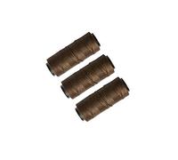 3 Rollen Nähgarn für Nähen Haarverlängerungen Perücken DIY (Dunkelbraun)