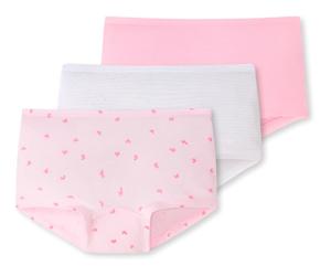 3 Schiesser Kinder-Pantys - Mädchen - Gr. 116 - weiß