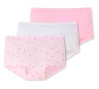 Schiesser Panties Mädchen 3er-Pack 95/5 Bio-Baumwolle Rosa Größe 98