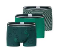3 Schiesser Kinder-Shorts - Jungen - Gr. 140 - weiß/print