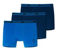 Schiesser Boxershorts Retroshorts Jungen 3er-Pack 95/5 Organic Bio Baumwolle Blau Größe 92