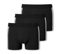 3 Schiesser Shorts - Herren - Gr. L/6 - schwarz