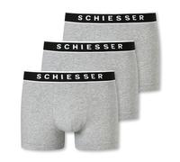 3 Schiesser Shorts - Herren - Gr. S/4 - grau