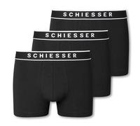 3 Schiesser Shorts - Herren - Gr. Xxl/8 - schwarz