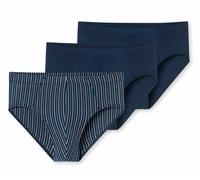 Schiesser Slips Herren, Baumwolle, blau gestreift, 5 (M)