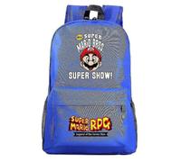 (3) Schultasche mit Super Mario-Aufdruck für Grund- und Sekundarschüler - Unisex-Freizeitrucksack
