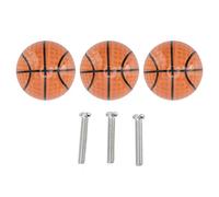 3 Set Single Hole Schublade Keramikgriff Schrank Küche Home Türgriff Basketball Schubladenknauf