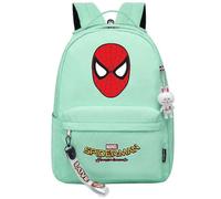 (3) Spiderman Kawaii Rucksack für Jungen, Mädchen, Kinder - strapazierfähiger Canvas-Laptop-Rucksack