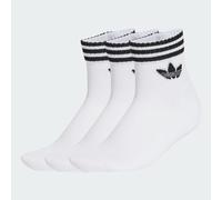 adidas Originals Sneaker-Socken mit Label-Print im 3er-Pack in Weiss, Größe 39-42