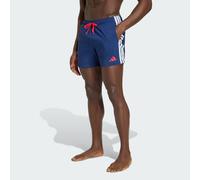 3-Streifen Badeshorts, 13 cm Dark Blue / Pure Ruby 2XL