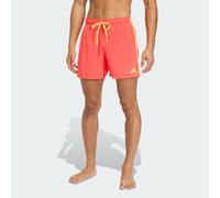 3-Streifen Badeshorts, 13 cm Lucid Red 2XL