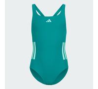 Adidas 3 Stripes C-back Swimsuit Grün,Blau 11-12 Years Mädchen