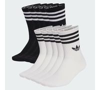 3-STREIFEN CREW SOCKEN 10ER-PACK White / Black 34-36