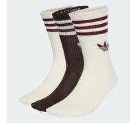 Sportsocken ADIDAS ORIGINALS "3S CREW S 3P", Herren, Gr. XL, sanftes weiß, aurora coffee, sanftes weiß, Obermaterial: 49% Baumwolle, 48% Polyester, 2% Elasthan, 1% Polyamid, Socken Sportsocken, für La
