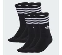 Sportsocken ADIDAS ORIGINALS "3S CREW S 6P", Herren, Gr. L, schwarz, Obermaterial: 100% Polyamid, Socken, Topseller (18388835-L) schwarz