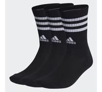 ADIDAS Herren Socken 3-Streifen Cushioned Crew, 3 Paar (IC1321) 43-45 BLACK/WHITE