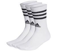 3er Pack adidas 3-Streifen Cushioned Crew Retro-Socken 83F7 - mgreyh/white/black/wh 40-42