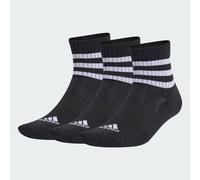 adidas 3-Stripes Cushioned Mid-Cut Socken 3er Pack - schwarz -34-36