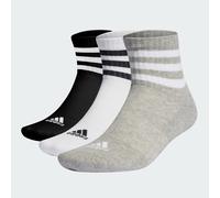 adidas Socken 3-Stripes Cushioned Sportswear Mid-Cut Socks 3P IC1318 31-33 Md Grey Htr/White/Black