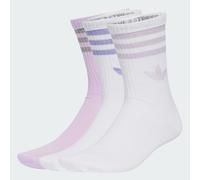 3-STREIFEN GLITZER CREW SOCKEN, 3 PAAR White / Ice Lavender 40-42