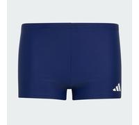 3-STREIFEN KIDS BOXER-BADEHOSE Dark Blue / White 128