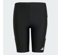 Badehose ADIDAS PERFORMANCE "3S BLD JAM Y", Kinder, Gr. 104, N-Gr, schwarz-weiß (schwarz, weiß), Obermaterial: 78% Polyamid, 22% Elasthan, sportlich, Badehosen (15683301-104) schwarz, weiß