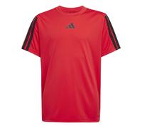 Train Essentials 3-Streifen Jungen T-Shirt, rot, Gr. 176