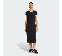 Adidas Originals 3 Stripes Slim Kurzarm Langes Kleid
